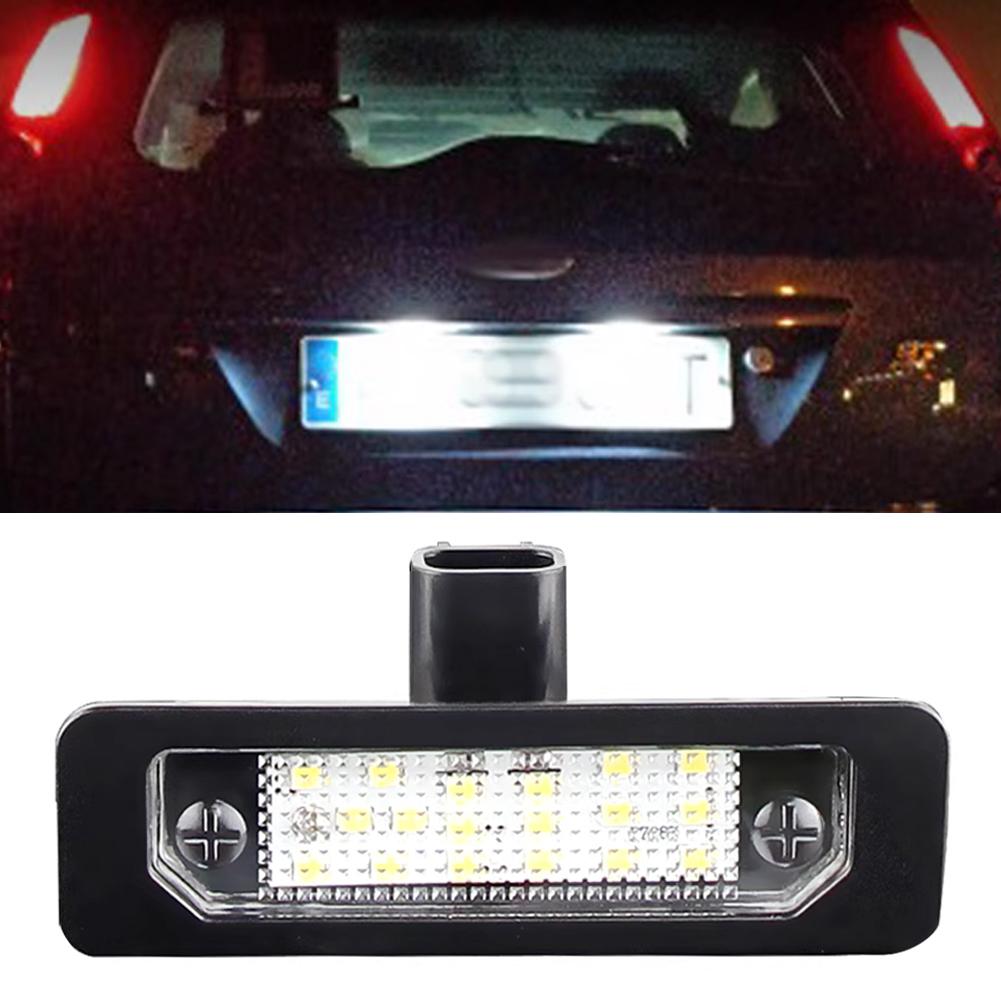1PC/2Pcs Car LED License Plate Lights Number Plate Lamp Replacement Light For Taurus Mustang Focus Fusion Edge MKS MKT MKX MKZ Milan Sable