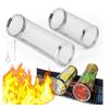 2PCS Rolling Grill Baskets for Outdoor Grilling - Round Grilling Accessories BBQ Large Vegetable Grill Cage Cylinder Stainless S