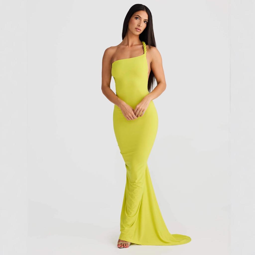 Q25D83-European and American 2026 new women's clothing backless slim sexy elegant dinner dress party dress women