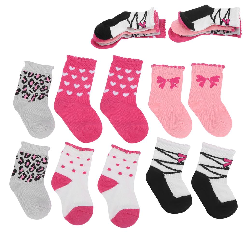 5 Pairs Baby Girl Cotton Socks AntiSlip Soft Infant Kids Socks for 01 Year Old Baby