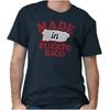 Made In Puerto Rico National Island Pride Adult Short Sleeve Crewneck Tee