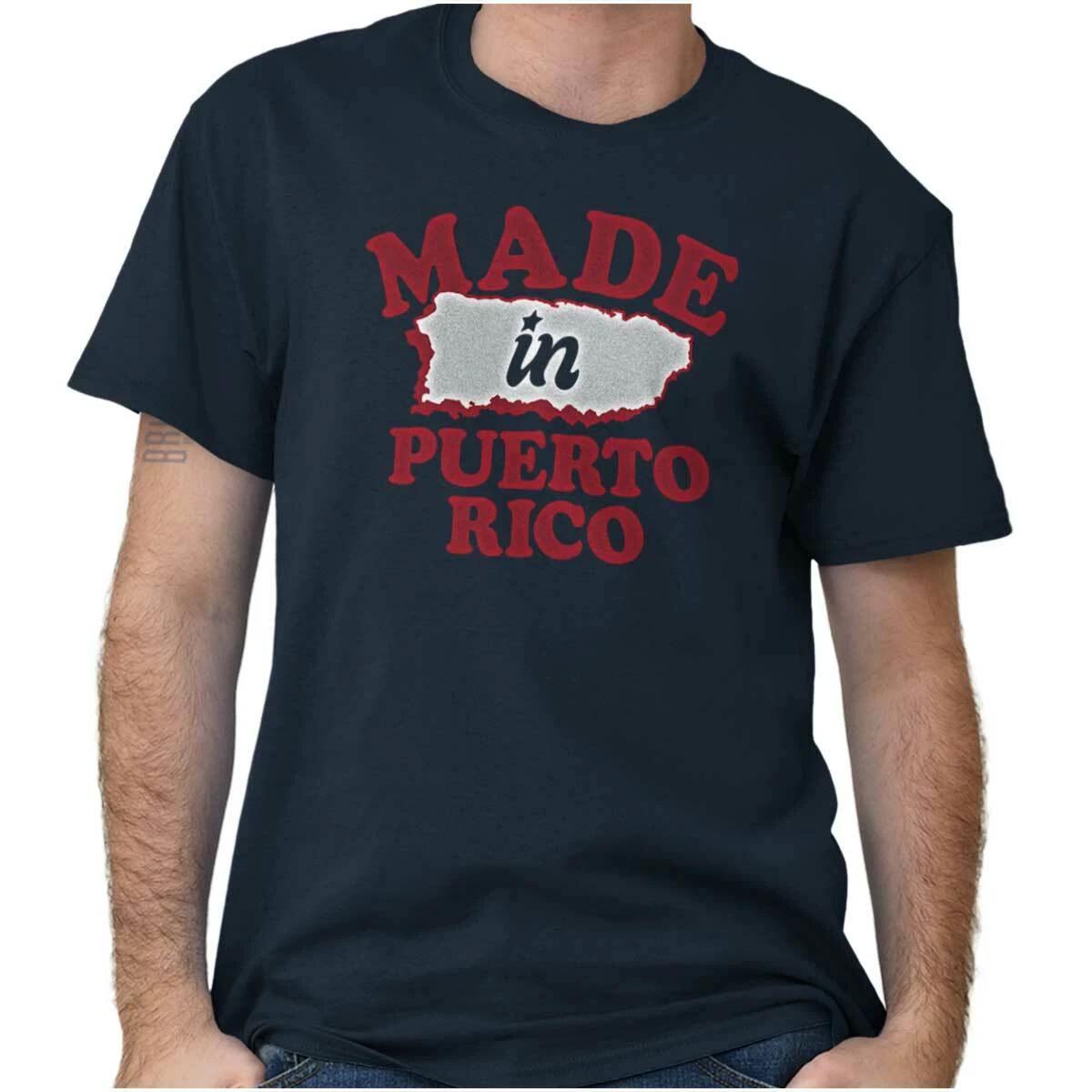 Made In Puerto Rico National Island Pride Adult Short Sleeve Crewneck Tee XS
