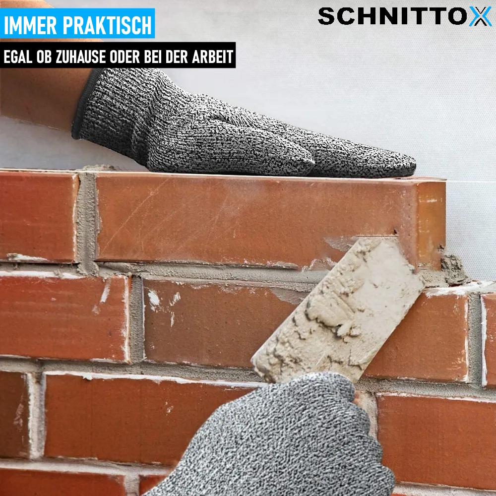 SCHNITTOX Cut-resistant Gloves Cut-resistant Protective Gloves Universal Size