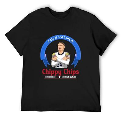 Cole Palmer Chippy Chips Funny T-Shirt Man T Shirt Plain Sublime Mens T Shirts Casual Stylish