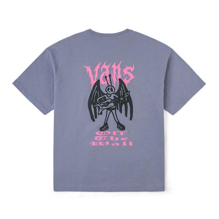 Vans Lockeres und bequemes Rundhals-Pullover-Kurzarm-T-Shirt Unisex Oberteile VN000TK7FOI
