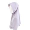 Chiffon Baotou Hat Double Layered Scarf Hat Instant Hijabs Headscarf Hat  Head Wrap