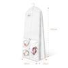 1pcs Non-Woven Wedding Dress Suit Garment Bag Dustproof Moisture-Proof Storage Bag with Handle for Gown Dress Cover