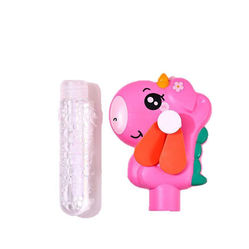Cute Donut Hand Crank Bubble Fan - Children's Summer Toy