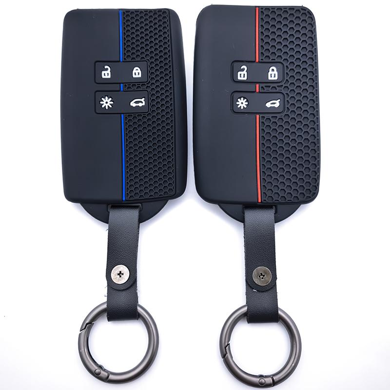 New 3 Button Car Remote Silicone Key Cover Fob Case For Renault Captur Koleos Kadjar Arkana Megane Dacia Duster Sandero Stepway