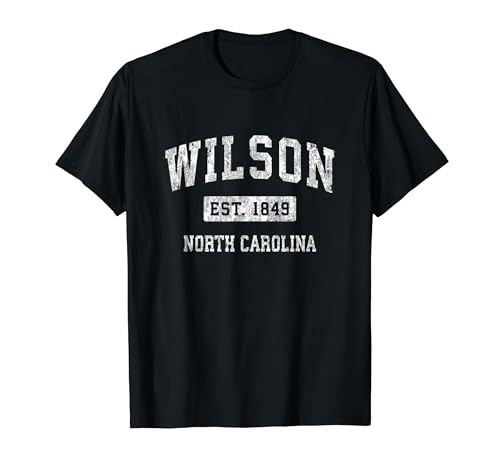 Wilson North Carolina State Vintage Sports Design T-Shirt