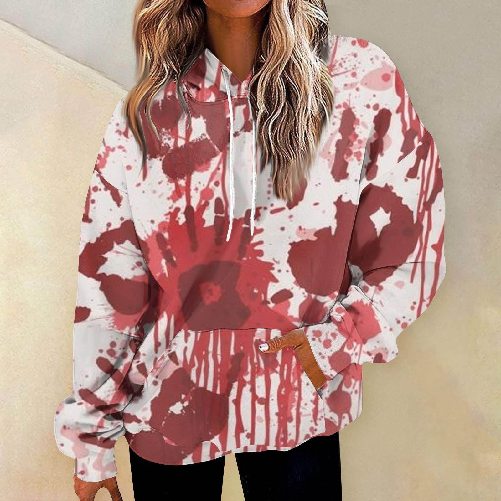 Женская модная толстовка с принтом — фото 5