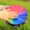 Dazzling Colour Hand Drum Double Row Jingles Kids Drum Musical Instrument Toy  Create