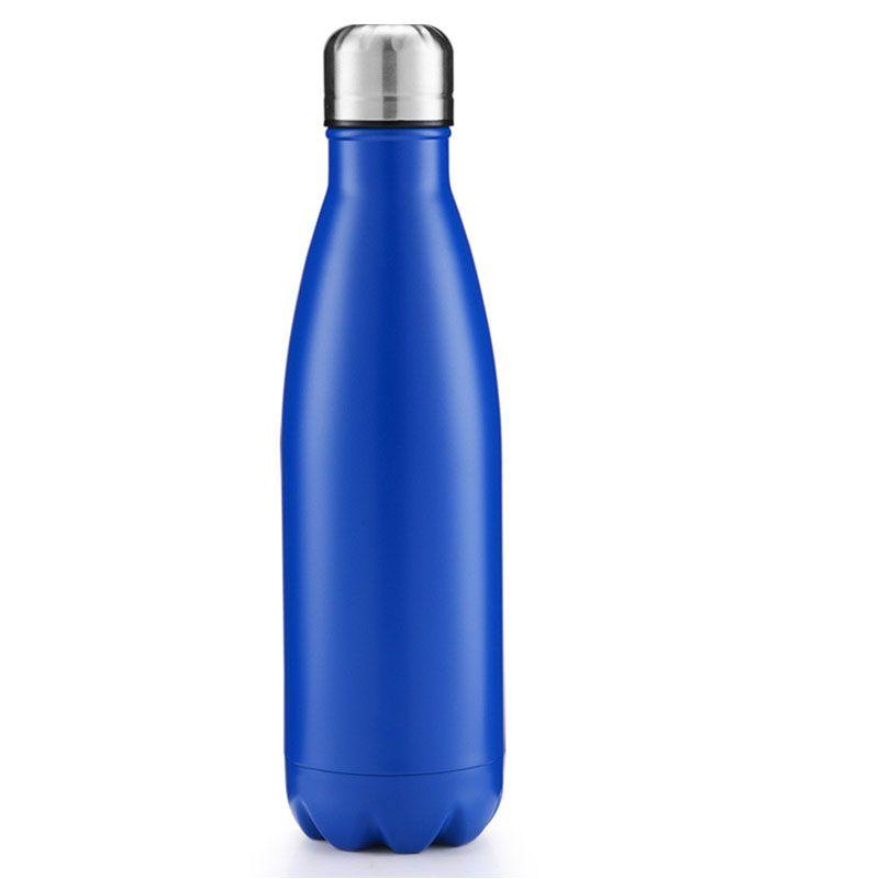 Water Sports 500ml Bottle Double Wall Vacuum Insulated Cola Shape Bottle Water