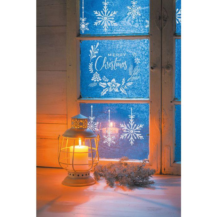 Pochoir A4 Sans Sachet - Couronne X-MAS-image