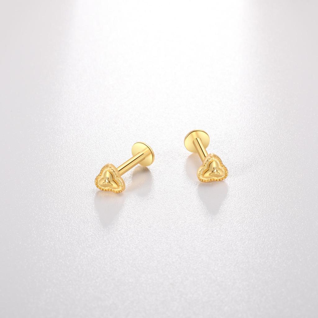 ANDYWEN 925 Sterlingsilber Gold Blume Zirkonia Ohrstecker Clips Piercing Frauen Feiner Schmuck