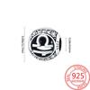 Copper 12 Constellations Collection Luminous Charm Bead Charms Star Shape Bead Compatible With Authentic Bracelets Do It Yourself Fine Jewellery Festi