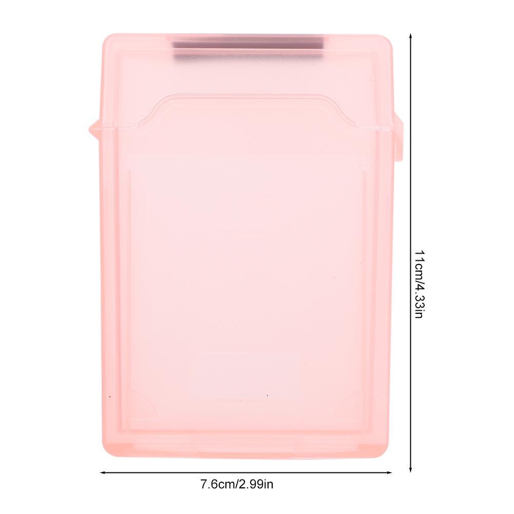 2.5 Inch Dust Proof Plastic IDE SATA HDD Hard Disk Drive Storage Box Protective Cover Moisture-proof 2.5 Inch Hard Drive Storage