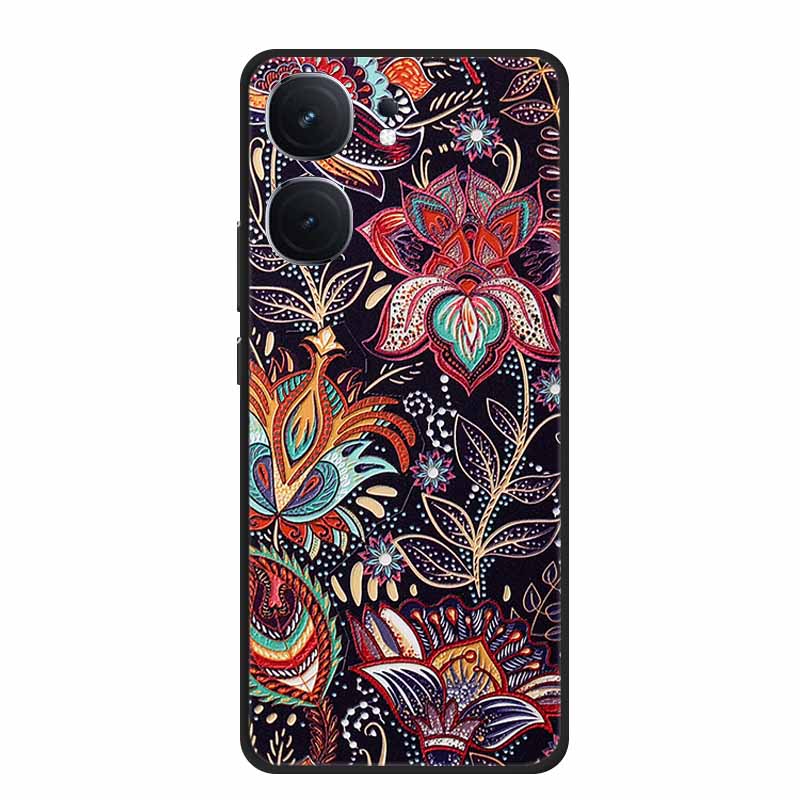 3D Emboss Case For Vivo iQOO Neo9s Pro Plus Phone Case Silicone Soft Coque For Vivo iQOO Neo9s Pro+ Back Cover Case 9 S Pro Plus