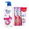 gum care toothpaste (2x120g) + anti-dandruff shampoo (500g)