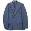 GABRIELE PASINI Navy Poly 55% Wool 45% Double Jacket Jacket 44 NavyUsed