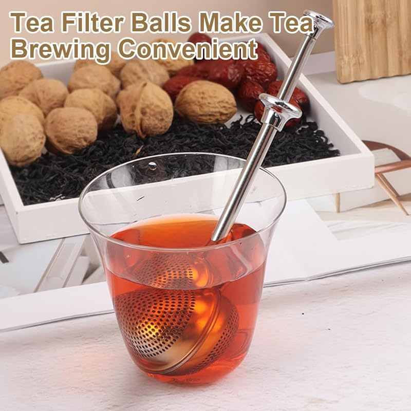 Stainless Steel Tea Strainer Tea Infuser Mesh Tea Ball Infuser Filter Reusable Loose Leaf Strainer Bag Brew Herb Tea Sphere Mesh