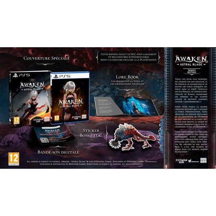 Jeu - meridiem games - awaken astral blade tania's edition - ps5 - garantie 2 ans - édition spéciale