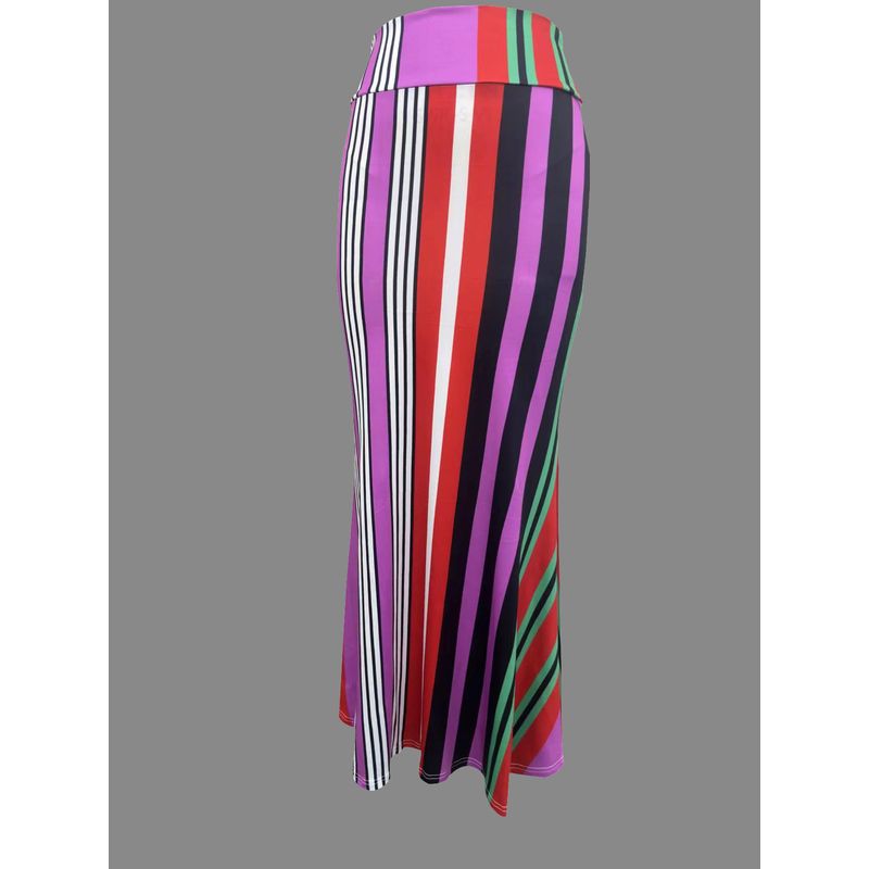 

Summer High Waist Package Hip Skirt Ladies Long Skirts Hip Skirt 1089-71 2XL