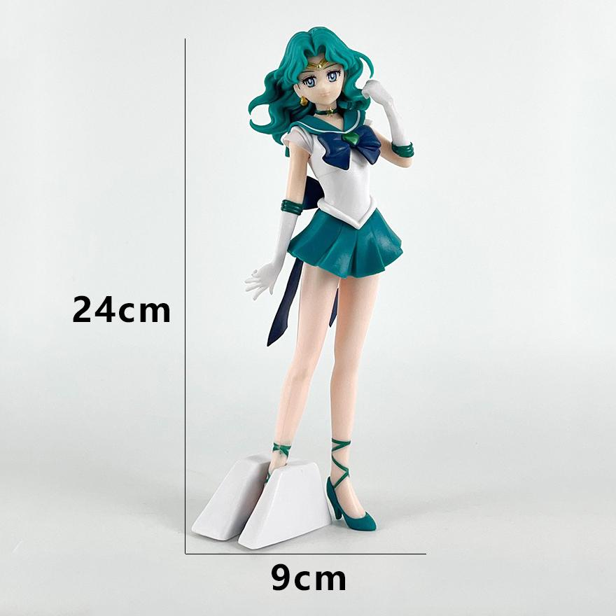 23cm Anime Sailor Moon Meiou Setsuna Action Figure GLITTER&GLAMOURS Kaiou Michiru Tenoh Haruka Tomoe aru Giocattolo Regalo