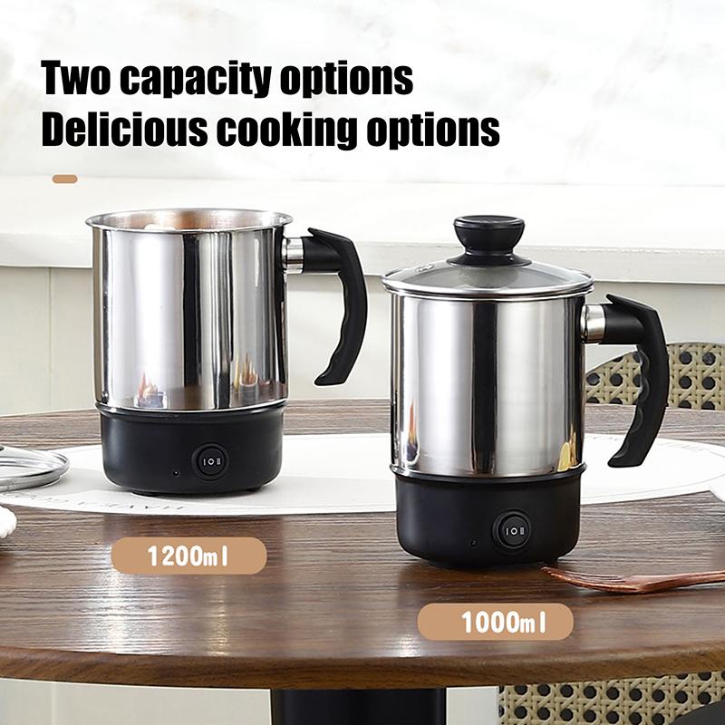 Mini Anti-Dry-Boil Electric Heating Cup 11/12/13/14Cm Portable Travel Electric Kettle Home Kettle Electric Cooker Kettle
