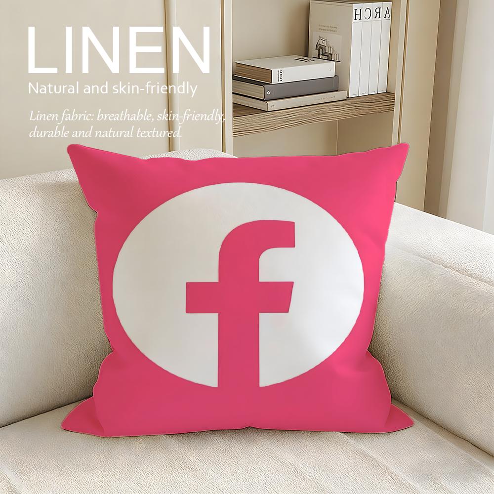Brand Facebook Cushion Cover Pillowcase Set Pcs x x Breathable Washable Sofa Cushion Cover