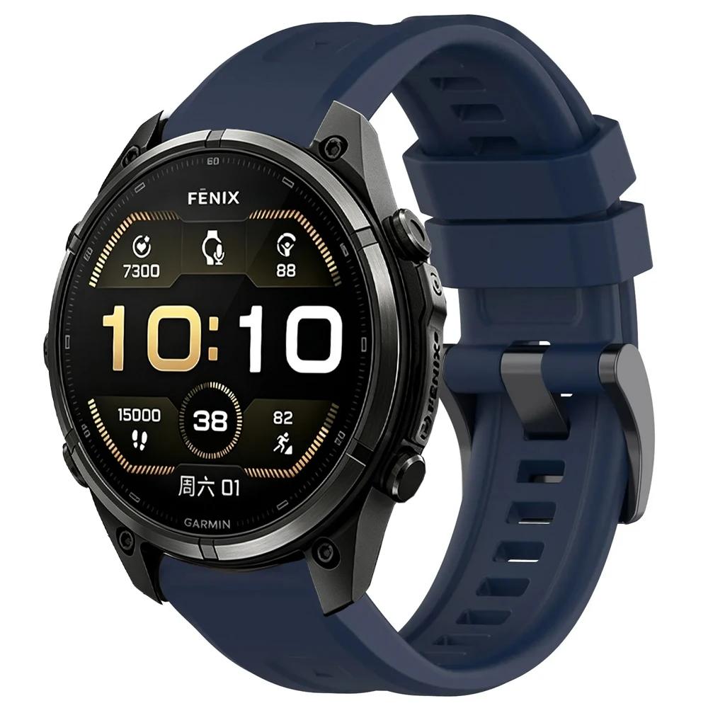 Quick Fit 26mm 22mm 20mm Silicone Band for Garmin Garmin Fenix 9 9 Pro 51mm 47mm 43mm Bracelet Garmin Instinct 3 50mm 45mm Strap