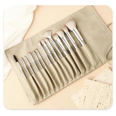 14-Piece Soft Full Makeup Brush Set for Beginners: Ideal for Loose Powder, Eye Shadow, Blush, and Highlighting Beginner Beauty Tools