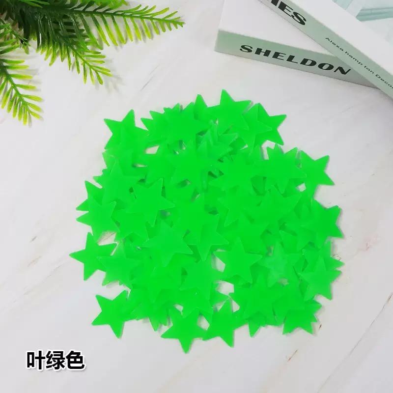 100/300 BUC Stele Luminoase în Întuneric Autocolante de Perete Fluorescente Adezive 3D Decorațiuni pentru Casă Cameră Copii Bebeluși Plafon