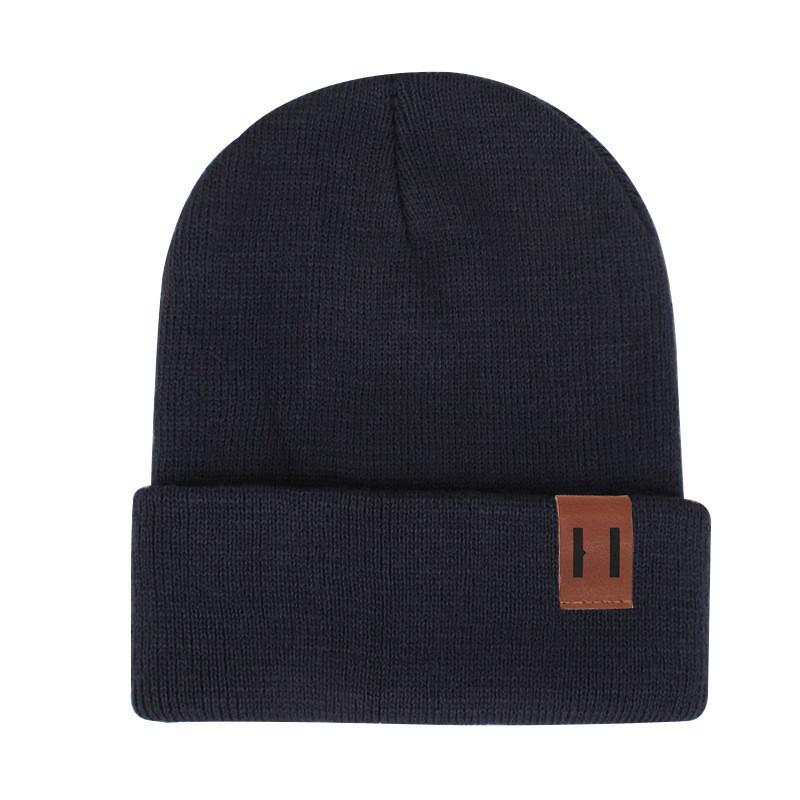 Podzim Zima Móda Jednobarevný Pletený Pulovr Čepice Unisex Silná Teplá Čepice Beanie pro Dospělé Venkovní Dojíždění Lyžování Turistika