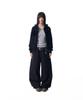 AAKAM Stitched Denim Pants (Black)