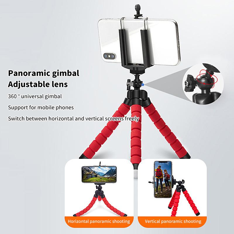 Statieven Voor Telefoon Mobiele Camera Houder Clip Smartphone Monopod Tripe Stand Octopus Mini Statief Statief Voor Telefoon