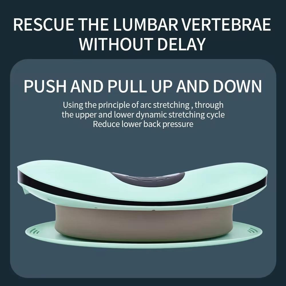 Electric Lumbar Traction Massager Adjustable Vibration Waist Massager Waist Spine Support Back Massage Machine Waist Masajeador