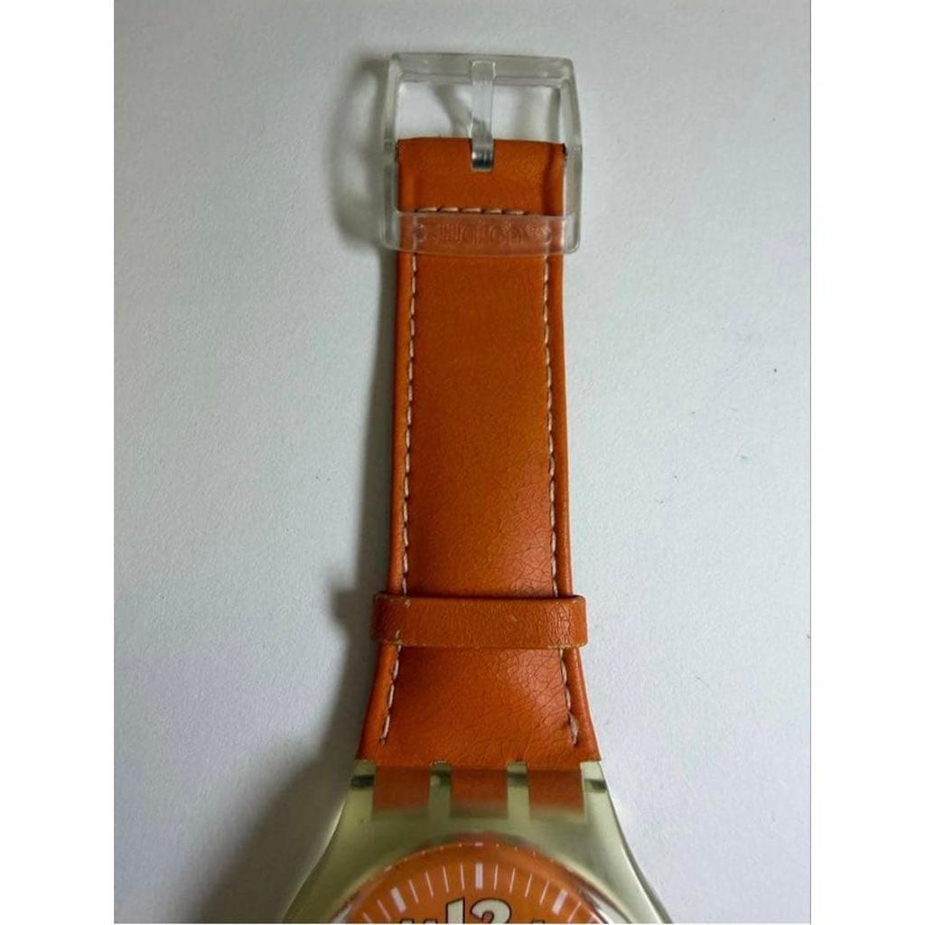 Used Swatch Watch Body Orange
