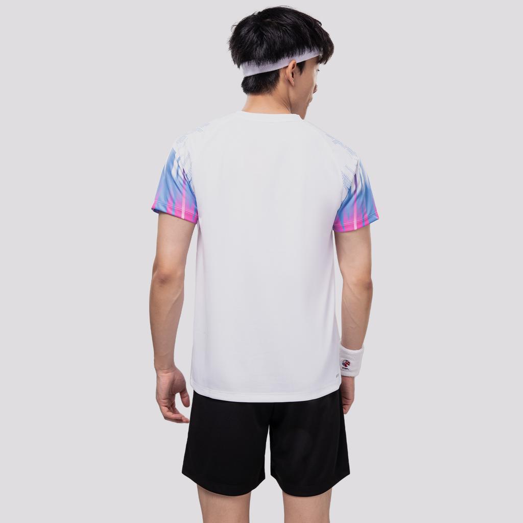 Li-Ning Quick-Drying Breathable Running Badminton Training Short Sleeve T-Shirt And Shorts Casual Sports Set Unisex sports set AATV081-2