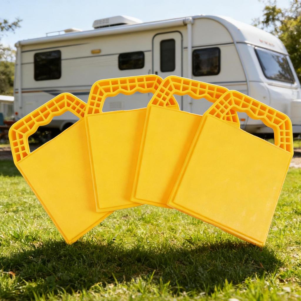 Almofadas de Macaco Estabilizador para RV Leves Empilháveis Estáveis Bloco Estabilizador Almofadas para Blocos de Macaco para RV Para Guindaste Reboque Caminhão de Reboque Automotivo