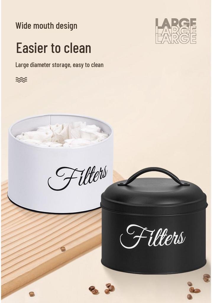 Cross-border Coffee Filter Paper Holder & Laundry Pod Storage Box