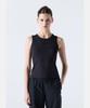 DESCENTE Women'S Ribbed Sleeveless Black (Sq322Pst71)