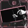 Samurai Sword Black And White Hybxaxc Anime Computer Accessories Mouse Pad Office Laptop Desk Mat Carpet Gaming Gamer Playmat