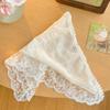 Elegant Knitted Women Fashion Versatile Pattern Hair Band Hair Accessory Knitted Lace Handmade Crochet Headscarf Spring Summer