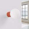 Kinkiet Halo Ip44 1 G9 Ochra Czerwona Alu Sollux Sl.1727