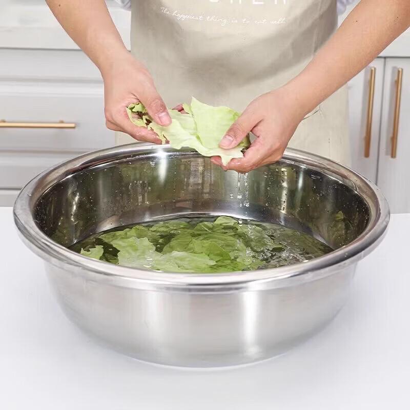 Jie Geng Yao 304 Stainless Steel Round Multipurpose Bowl