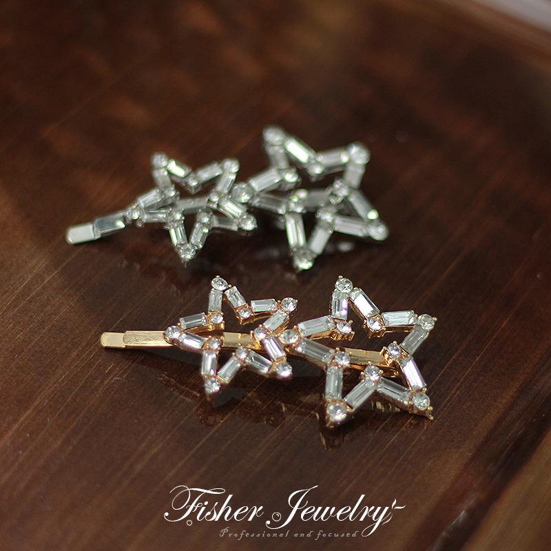 Agrafe de păr elegante cu strasuri la modă, cadouri pentru femei, fete, agrafe de păr, ace, barrete, accesorii, agrafă de păr, podoabă de cap, podoabă de cap