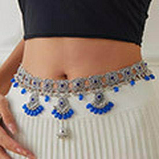 Vintage Water Drop Pendant Waist Chain for Women