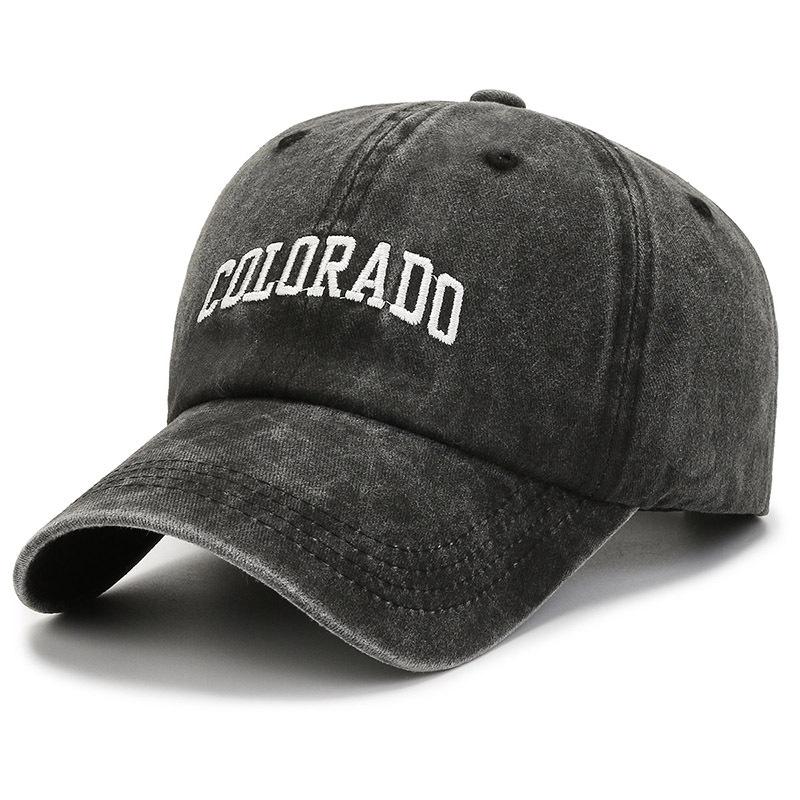 Embroidery Colorado Letter Protection Baseball Cap Breathable Baseball Women