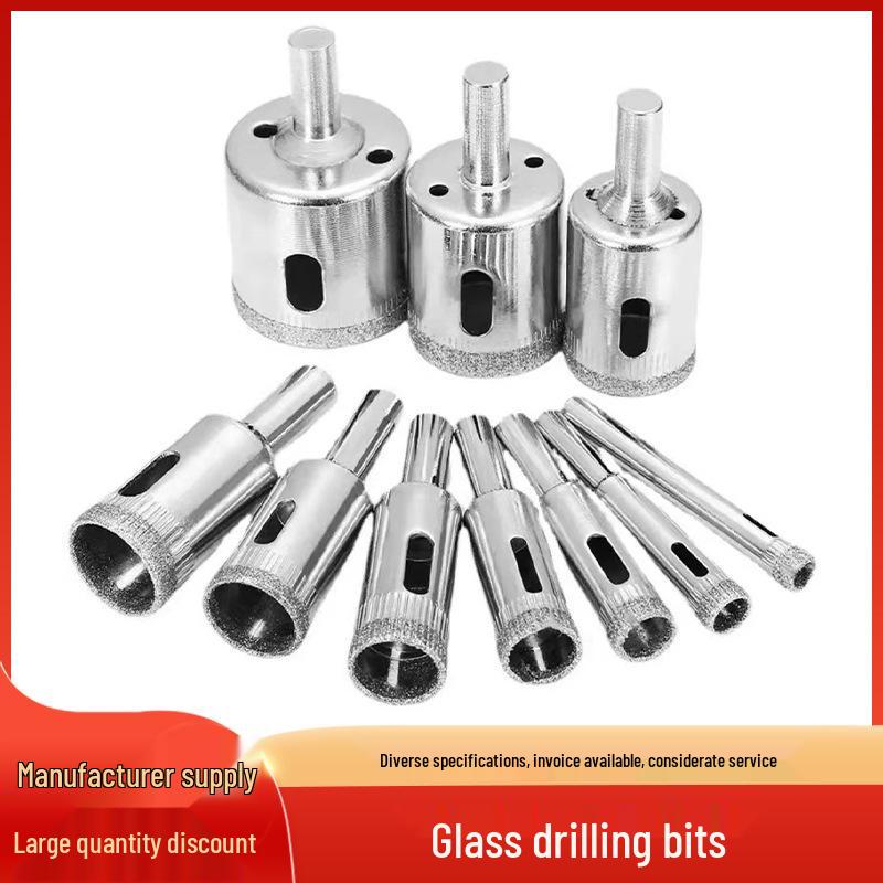 10-Piece Multi-Function Diamond Glass and Ceramic Drill Bit Set